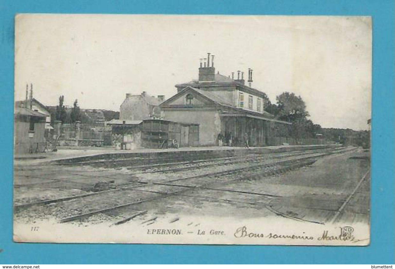 CPA - Chemin De Fer Gare EPERNON 28 - Epernon