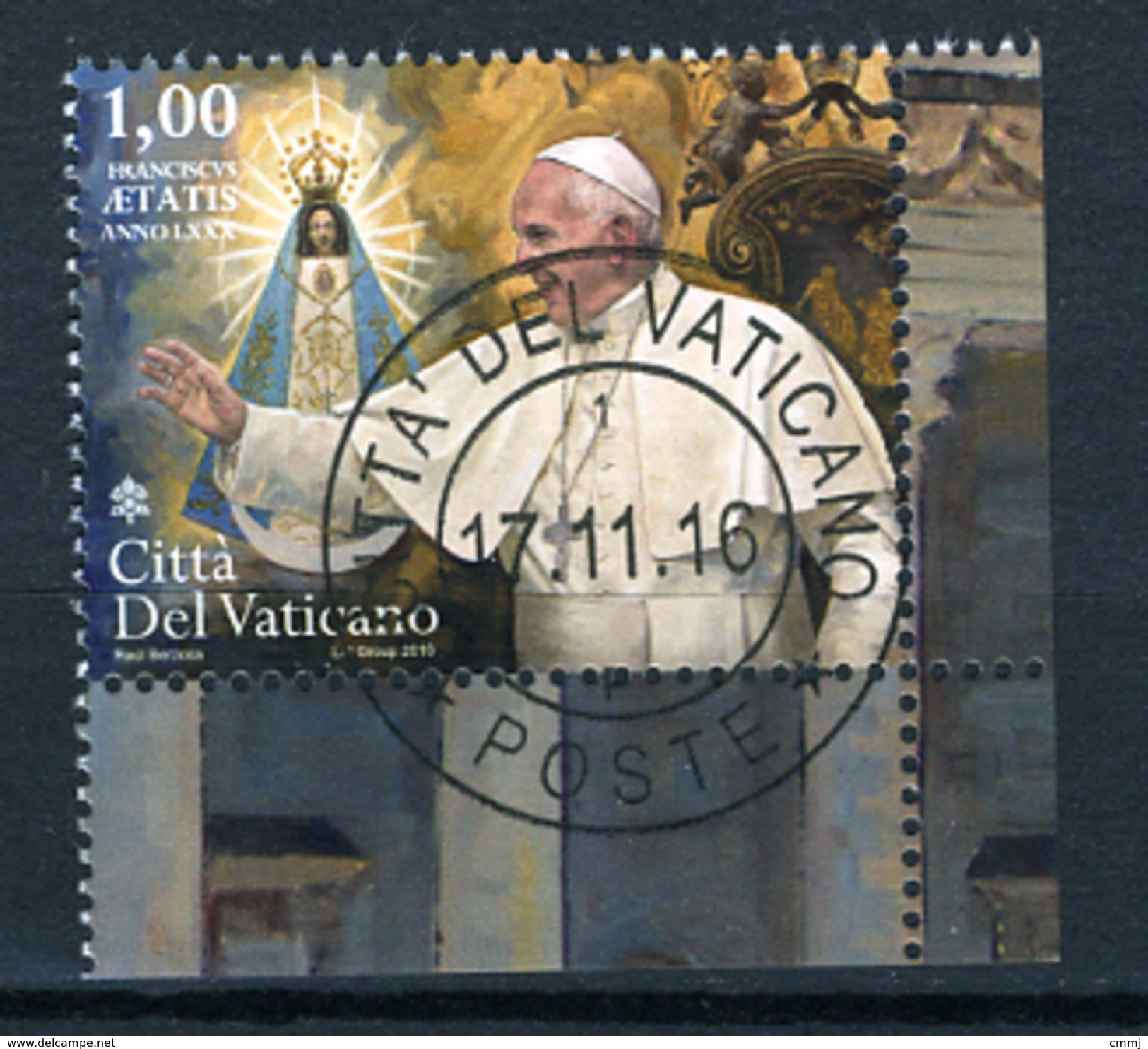 2016 -  LXXX ANIVERSARIO DE PAPA FRANCISCO - FDC - Gebruikt