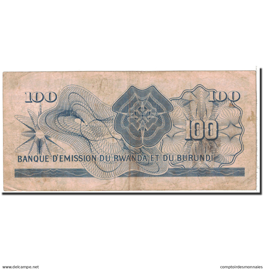 Billet, Rwanda-Burundi, 100 Francs, 1960, 1960-09-15, KM:5a, TTB - Ruanda