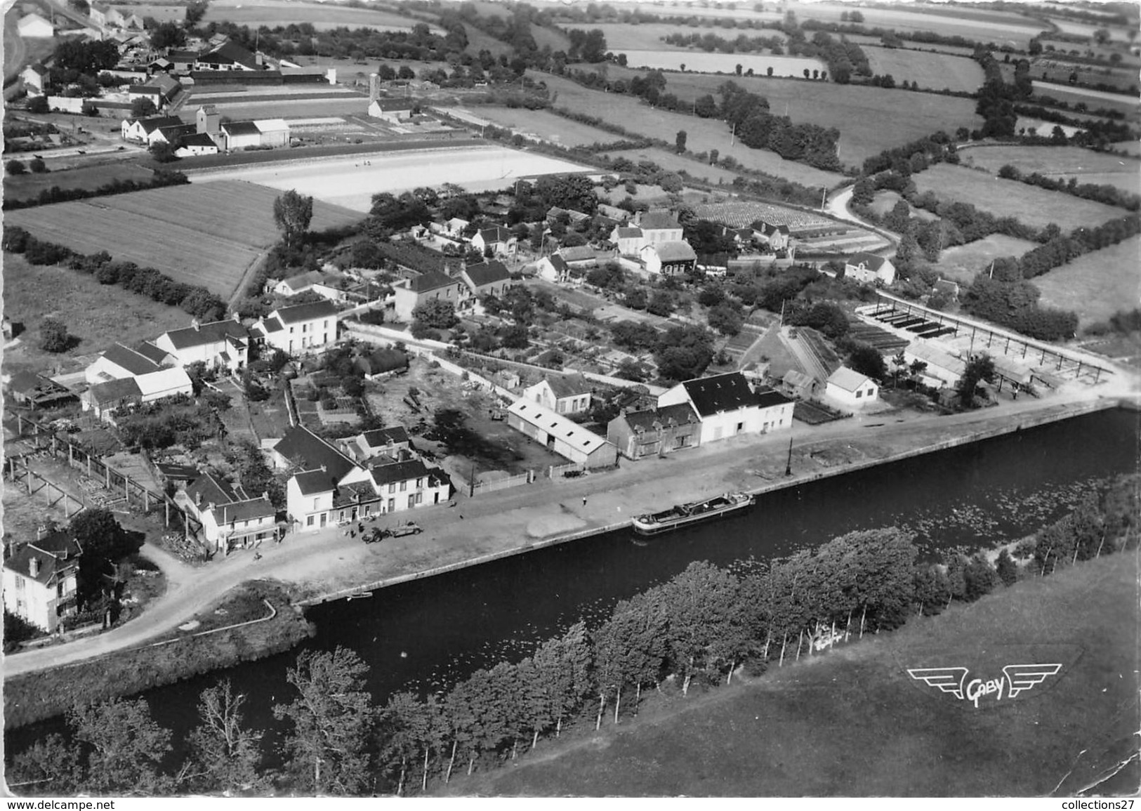 44-BLAIN- VUE AERIENNE DU PORT, SUR LE CANAL DE NANTES A BREST - Blain