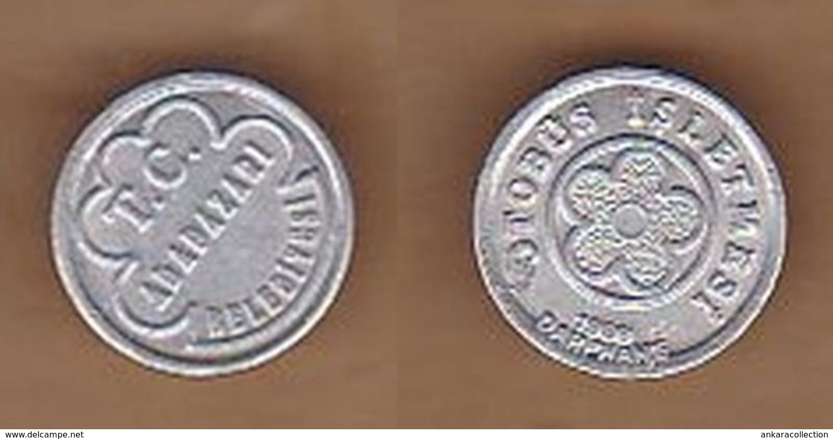 AC - TRANSPORT TOKEN ADAPAZARI MUNICIPALITY BUS ALUMINUM TOKEN JETON 1989 - Monetary /of Necessity