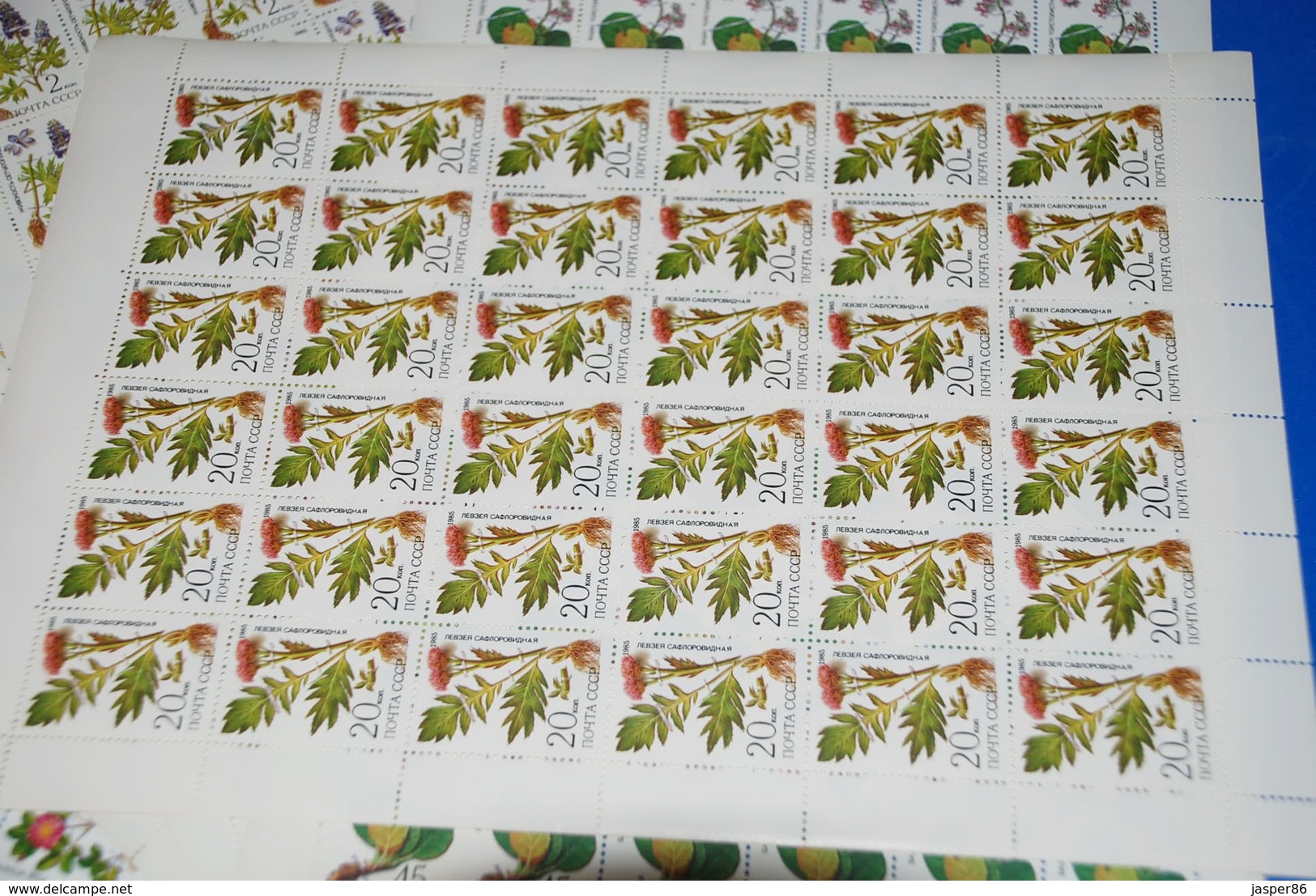 Russia VF MNH Sc 5379-83 Mi 5528-32 Siberia Medical Plants Full Sheets CV$100 - Volledige Vellen