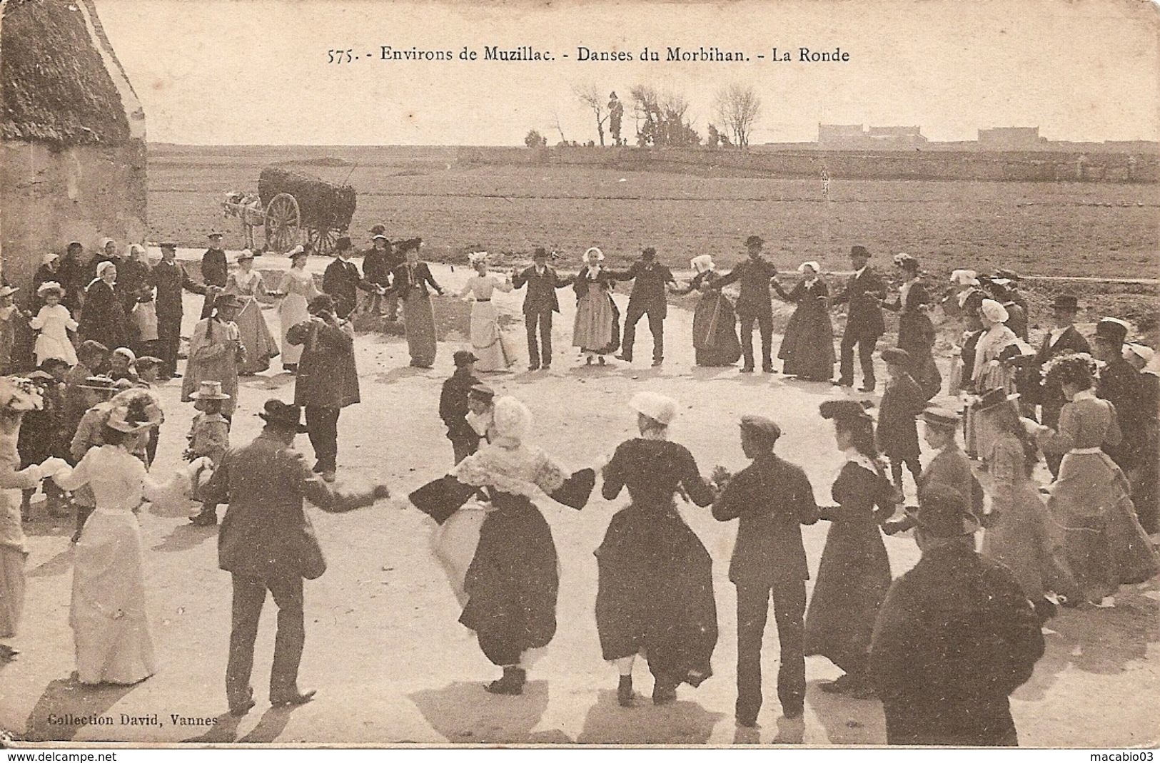 56 Morbihan  :  Environs De  Muzillac  Danses De Morbihan  - La Ronde   Réf 3229 - Muzillac