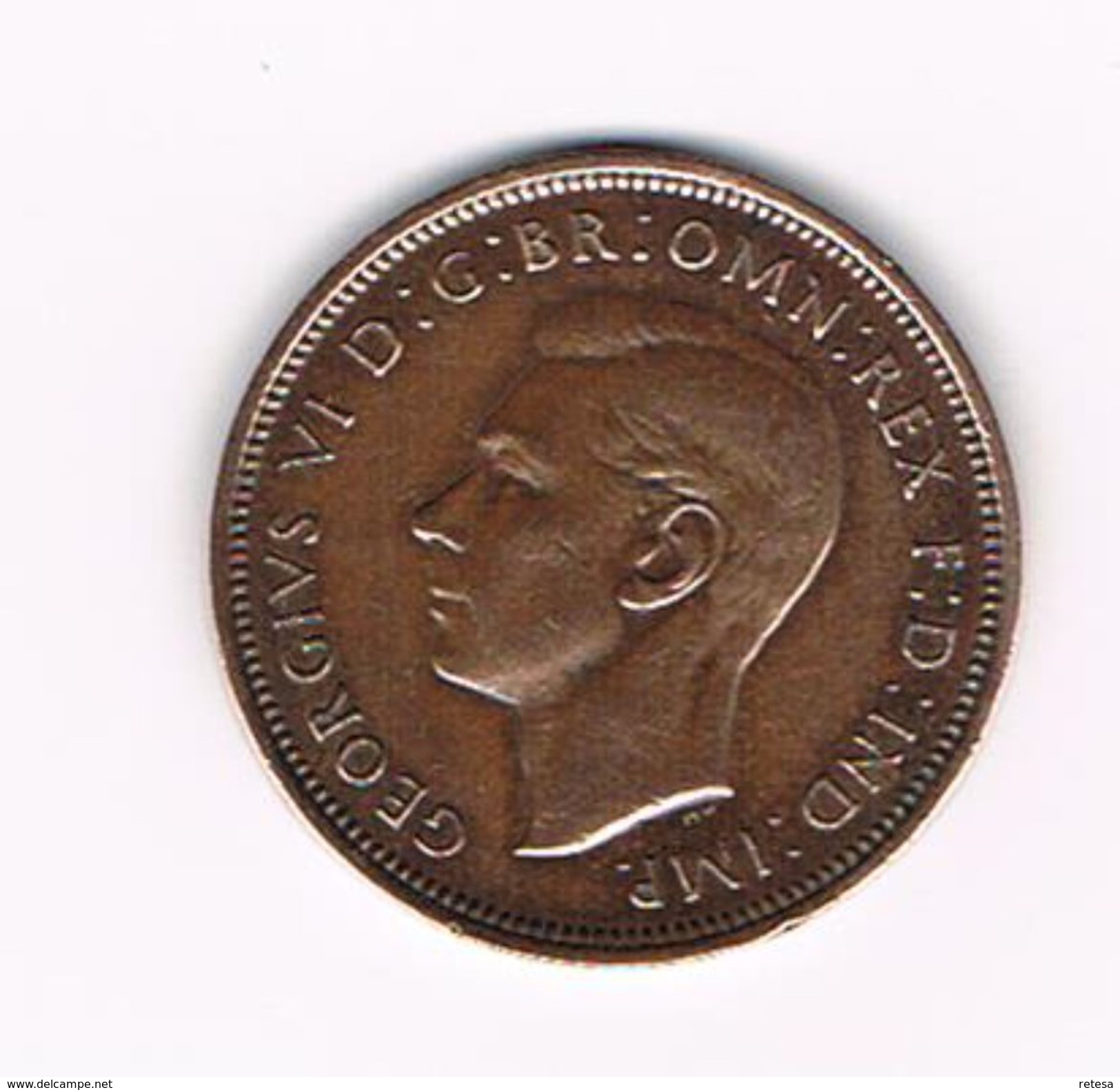 ) GREAT BRITAIN  1/2 PENNY  1943 - C. 1/2 Penny