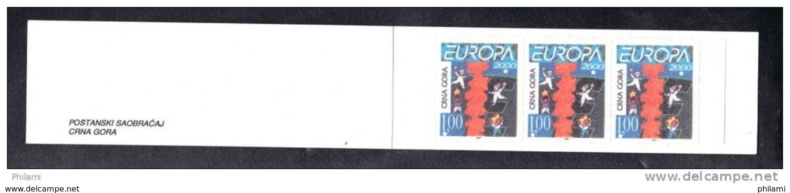 MONTENEGRO CARNET EUROPA 2000 ** MNH. (3E2-58) - 2000