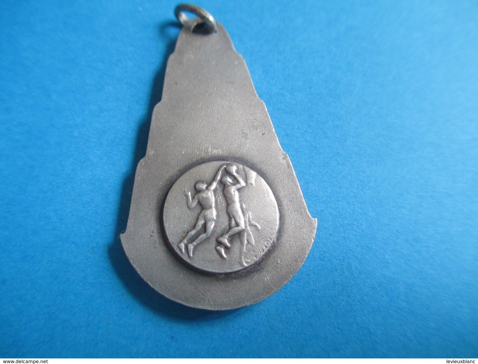 Médaille Pendentif/Sports/Basket/ AUVERGNE/ Années 50   SPO141 - Other & Unclassified