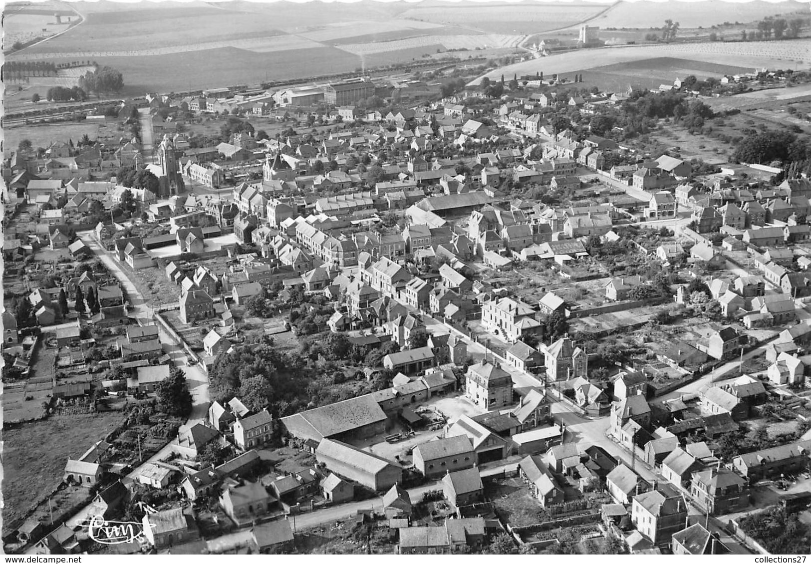 80-ROISEL- VUE AERIENNE GENERALE - Roisel