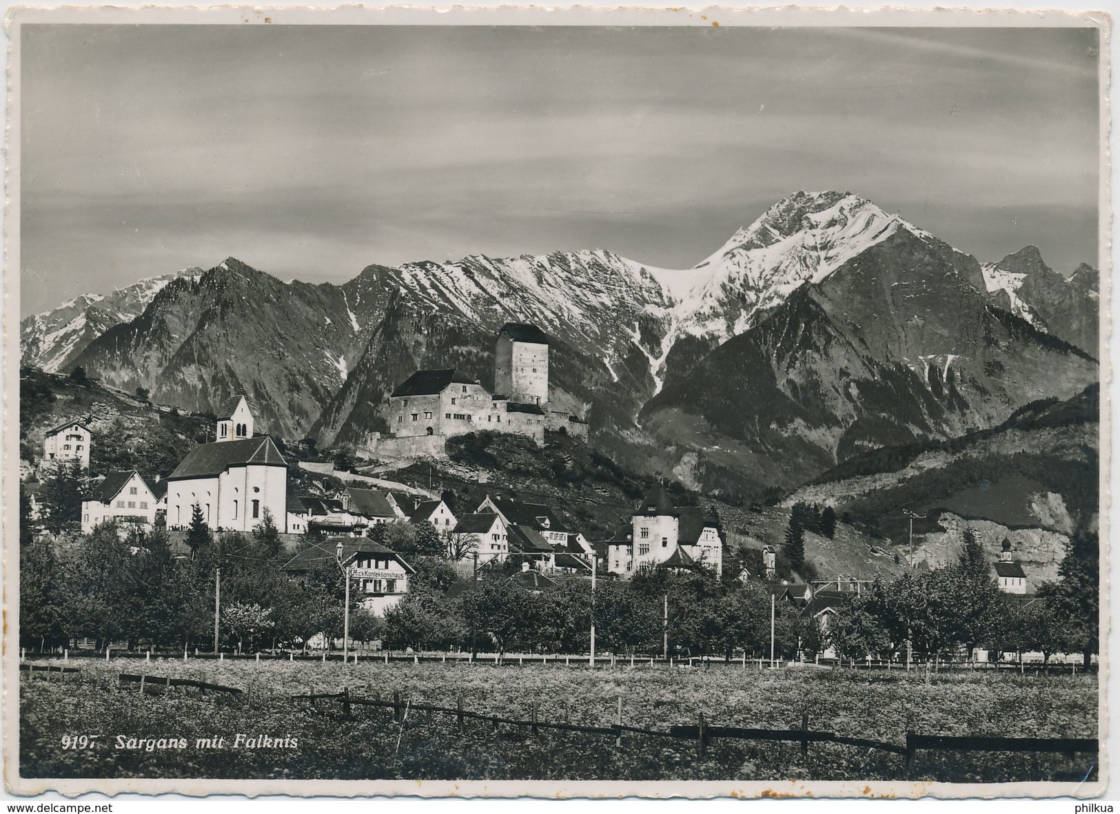 1941 - Sargans Mit Falknis - Sargans