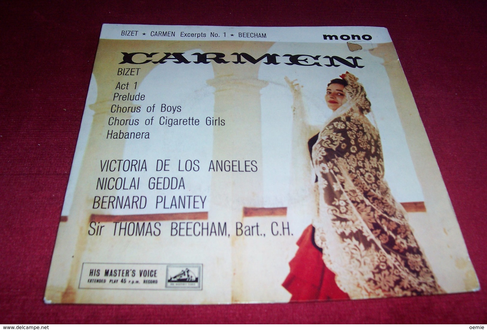 CARMEN / BIZET ACT 1 PRELUDE  CHORUS OF BOYS  CHORUS OF CIGARETTE GIRLS HABANERA  / VICTORIA DE LOS ANGELES +++ - Klassik