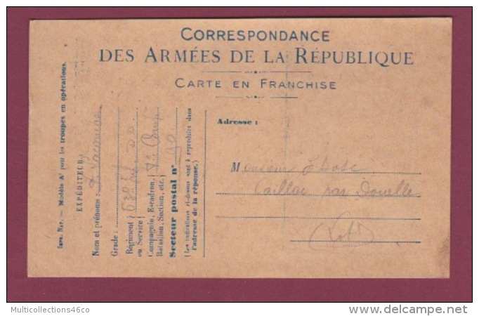 GUERRE 14/18 - 090717 - FM -  Correspondance Des Armées De La République Illustration 2ème Emprunt Défense Nationale - Lettres & Documents