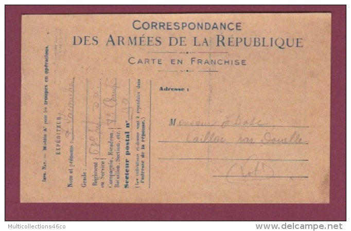 GUERRE 14/18 - 090717 - FM -  Correspondance Des Armées De La République Illustration 2ème Emprunt Défense Nationale - Briefe U. Dokumente