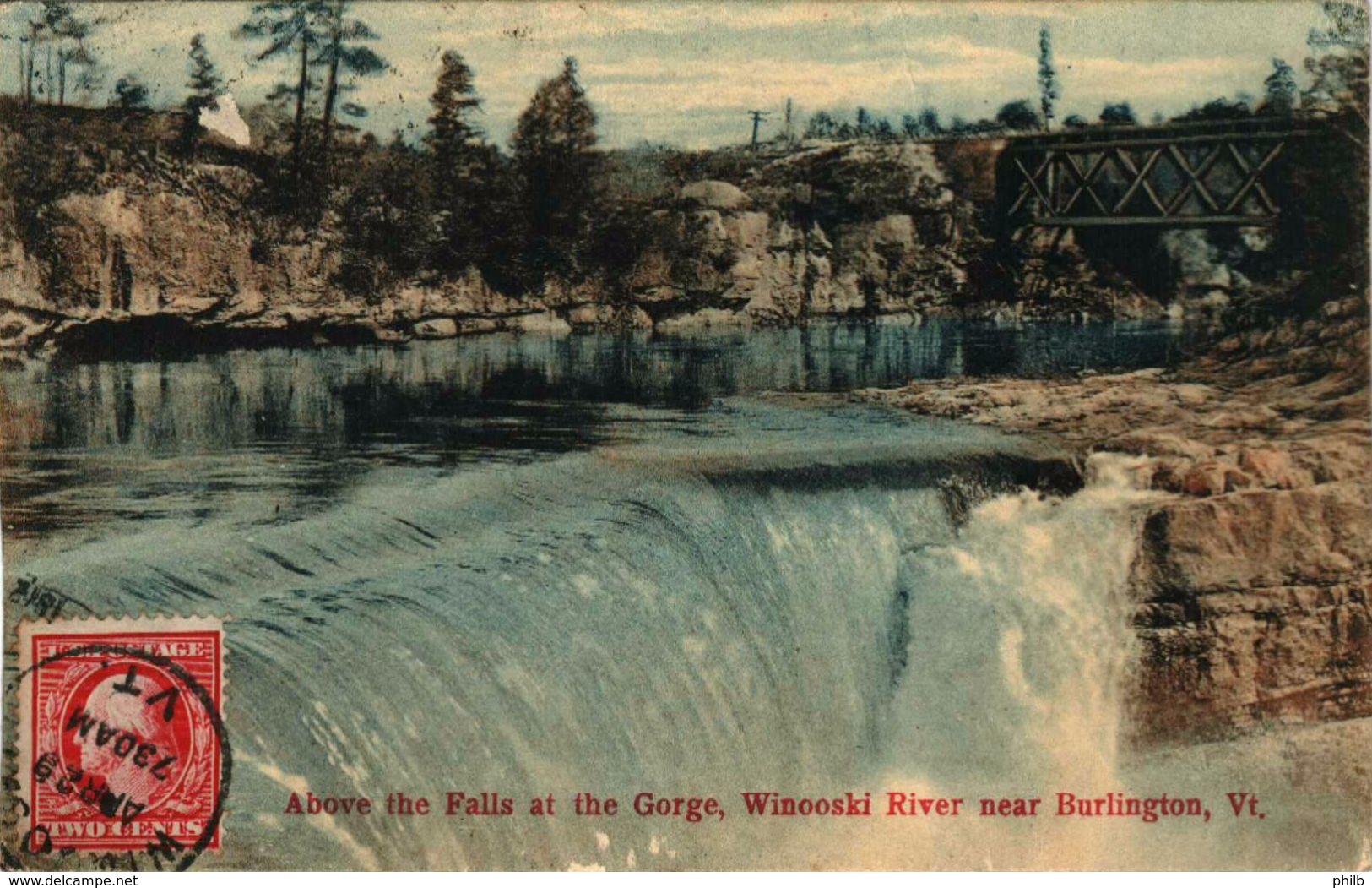 Above The Falls At The Gorge - Winooski River Near Burlington, Vt - Burlington