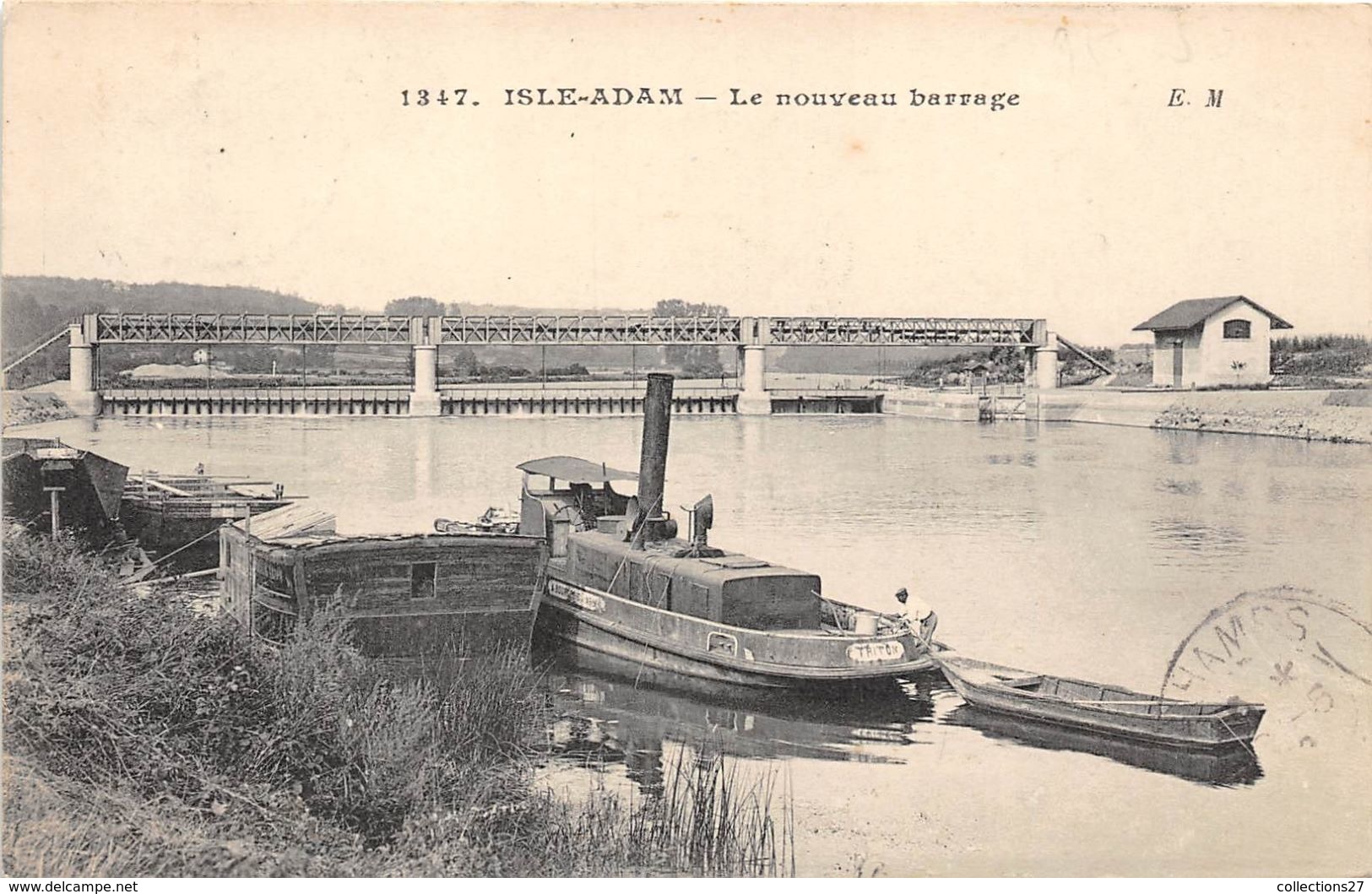 95-L'ILE ADAM- LE NOUVEAU BARRAGE - L'Isle Adam