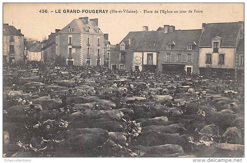 Le Grand Fougeray     35      Jour De Foire    (voir Scan) - Autres & Non Classés