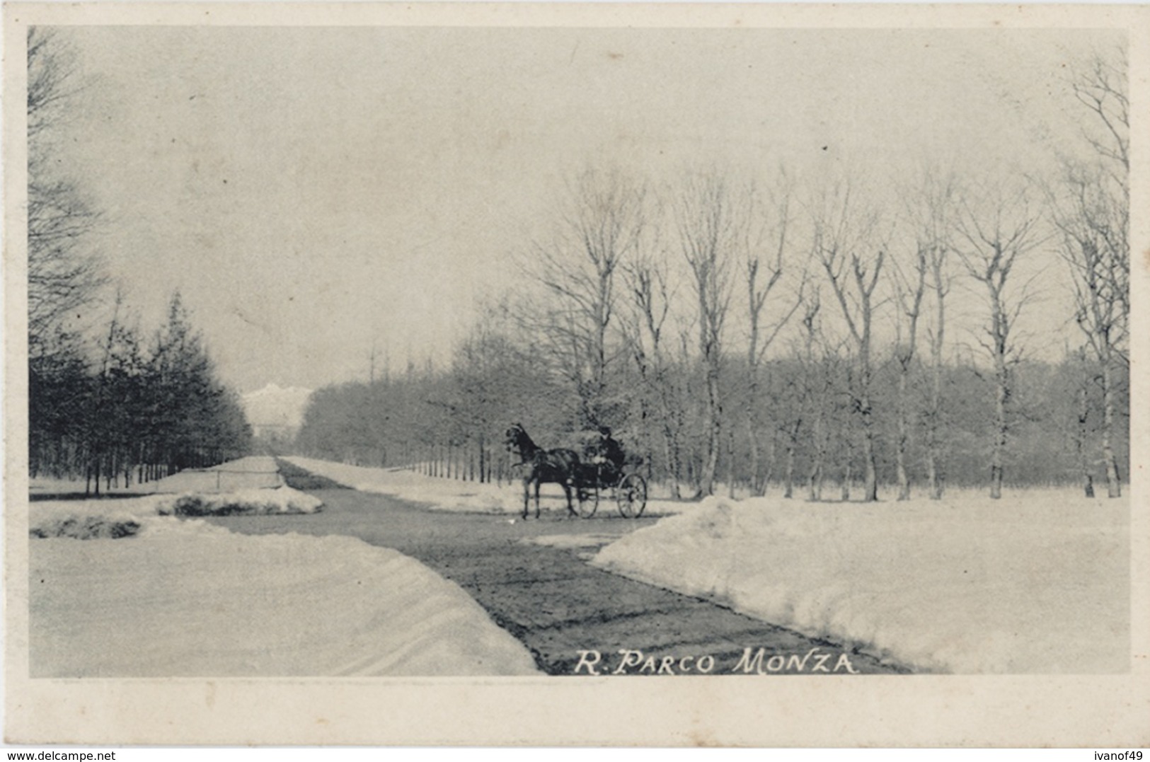 ITALIE - CPA - MONZA - R. Parco - 1900 - Monza