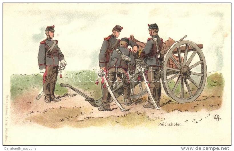 ** T2 Reichshofen, Reichshoffen; French Artillery Crew With Cannon - Unclassified