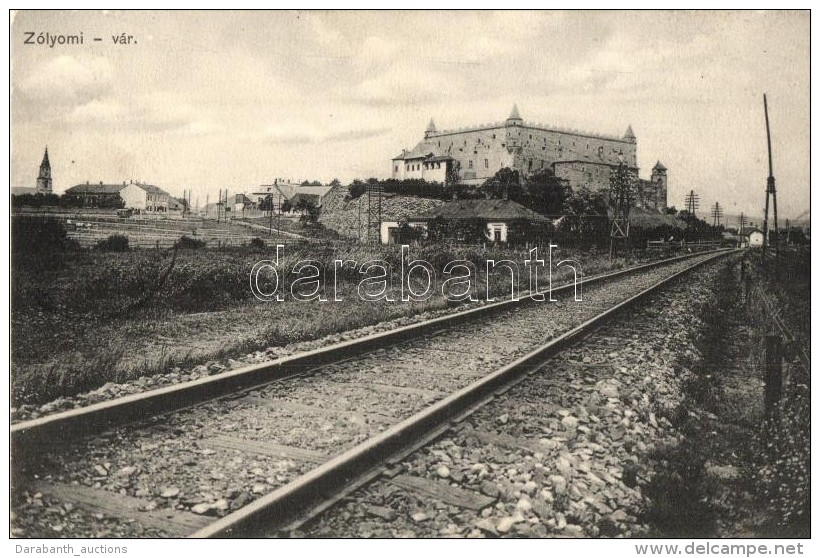 T2/T3 Z&oacute;lyom, Zvolen; V&aacute;r, Vas&uacute;ti S&iacute;nek / Castle, Railways (EB) - Unclassified