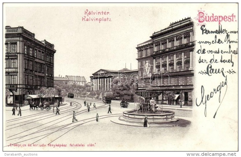 * T2 Budapest VIII. K&aacute;lvin T&eacute;r, Litho - Unclassified