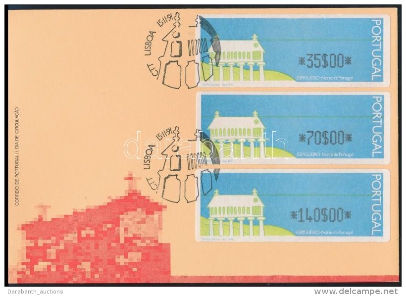 1991 3 Klf Automatab&eacute;lyeg FDC-n - Autres & Non Classés