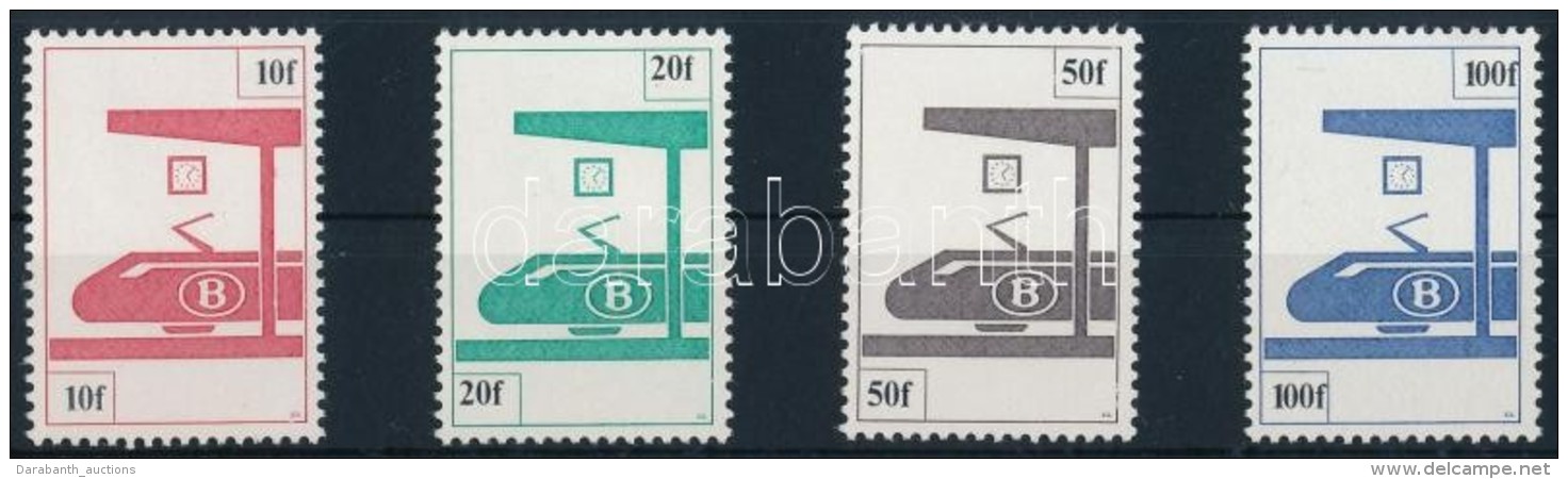 ** 1982 Vas&uacute;ti Csomagb&eacute;lyeg Sor Mi 379-382 - Other & Unclassified