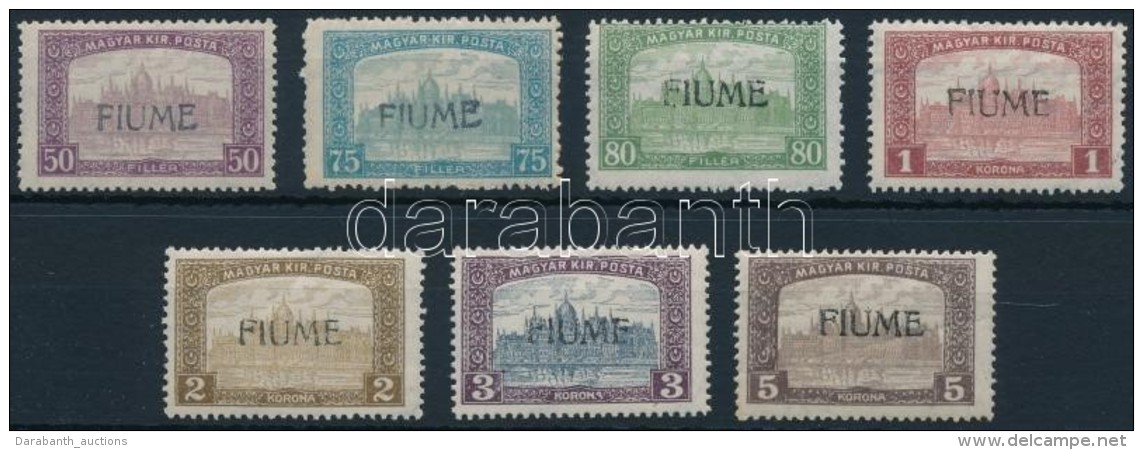 ** Fiume 1918 Parlament Sor, Garancia N&eacute;lk&uuml;l (min **26.400) - Other & Unclassified