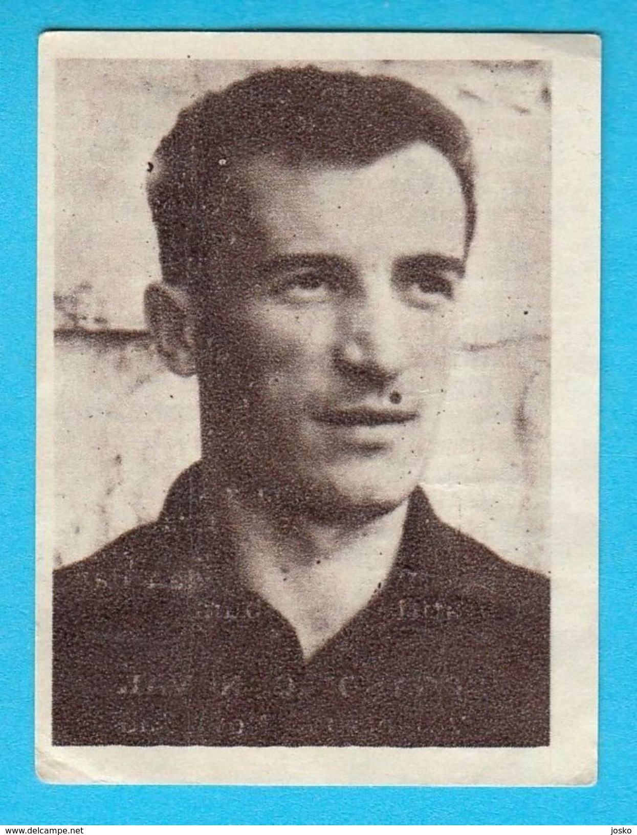 NOVAK ROGANOVIC - Gold Medalist On Olympic Games 1960 Rome (football) * Yugoslavian Vintage Card 1960's * Soccer Calcio - Tarjetas