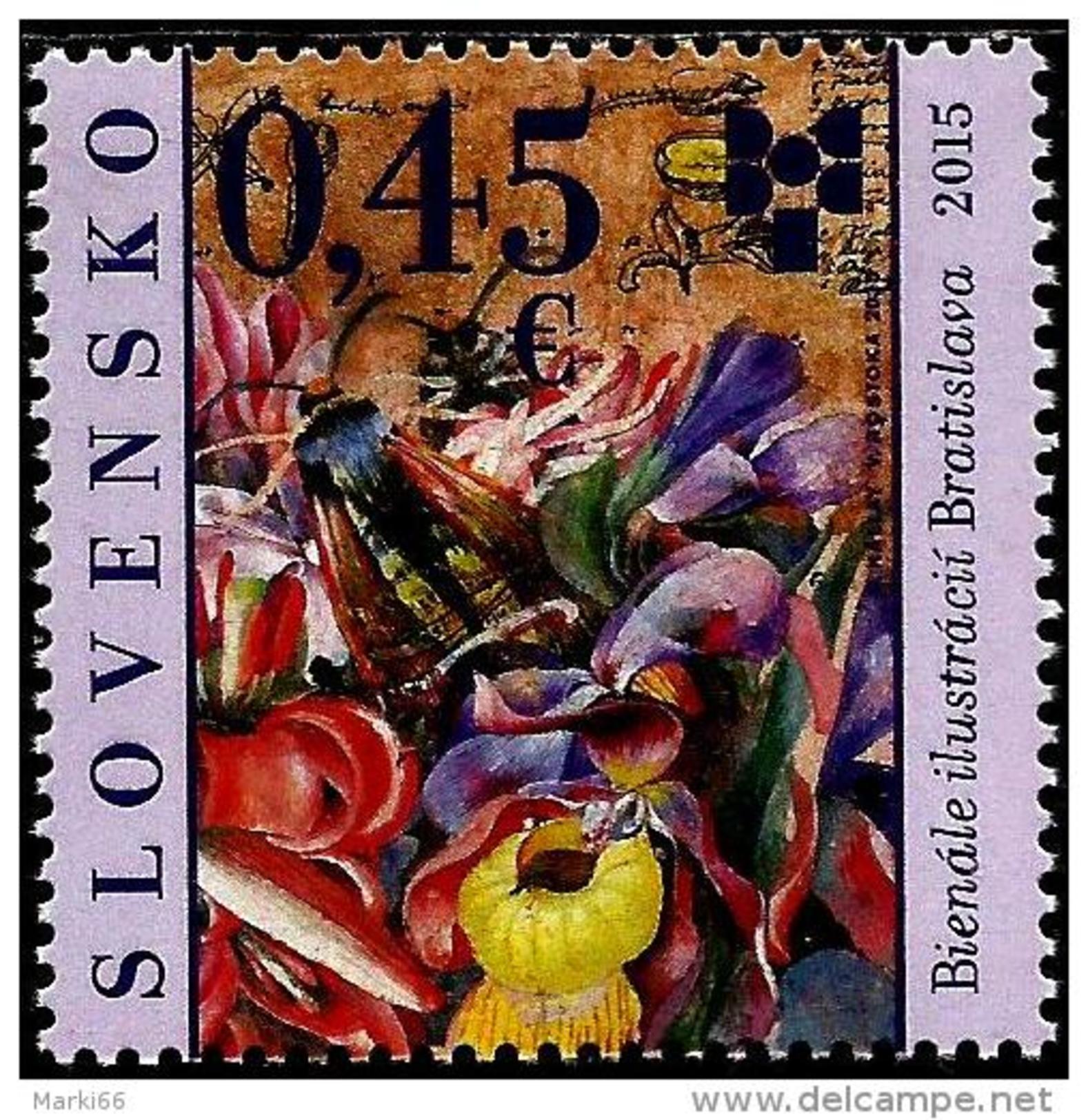 Slovakia - 2015 - Biennial Of Illustrations Bratislava 2015 - Mint Stamp - Neufs