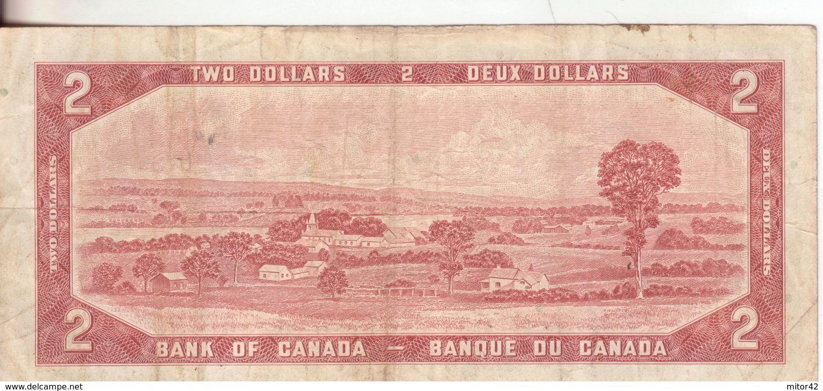 18-Canada-Cartamoneta-Banconota Circolata 2 Dollars-Stato Di Conservazione:Mediocre - Canada