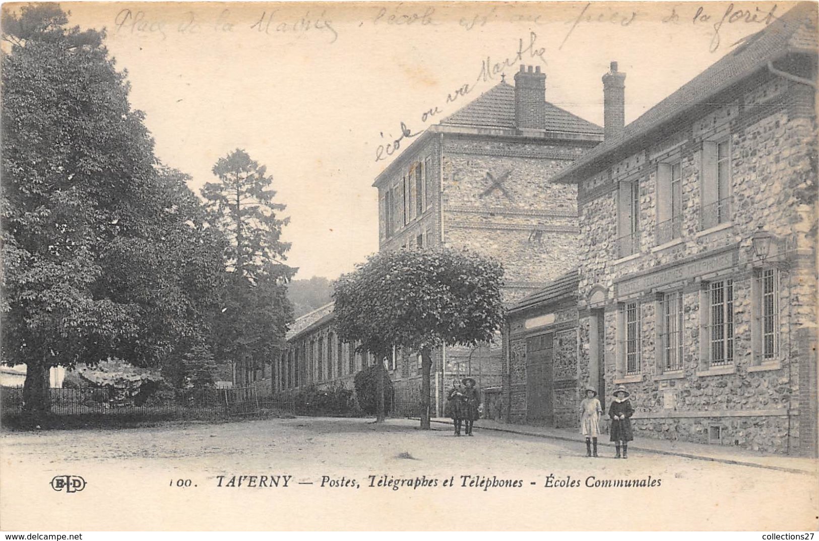 95-TAVERNY- POSTES, TELEGRAPHES ET TELEPHONES, ECOLES COMMUNALES - Taverny