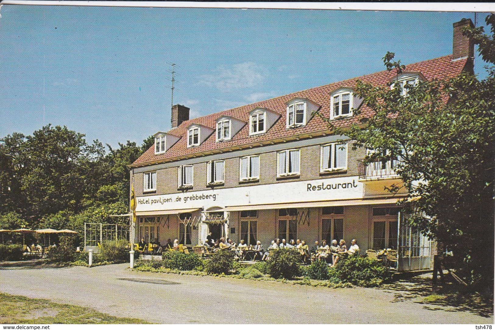 PAYS BAS---RHENEN--PAVILJOEN "" De Grebbeberg "---hôtel Café Restaurant---voir 2 Scans - Rhenen