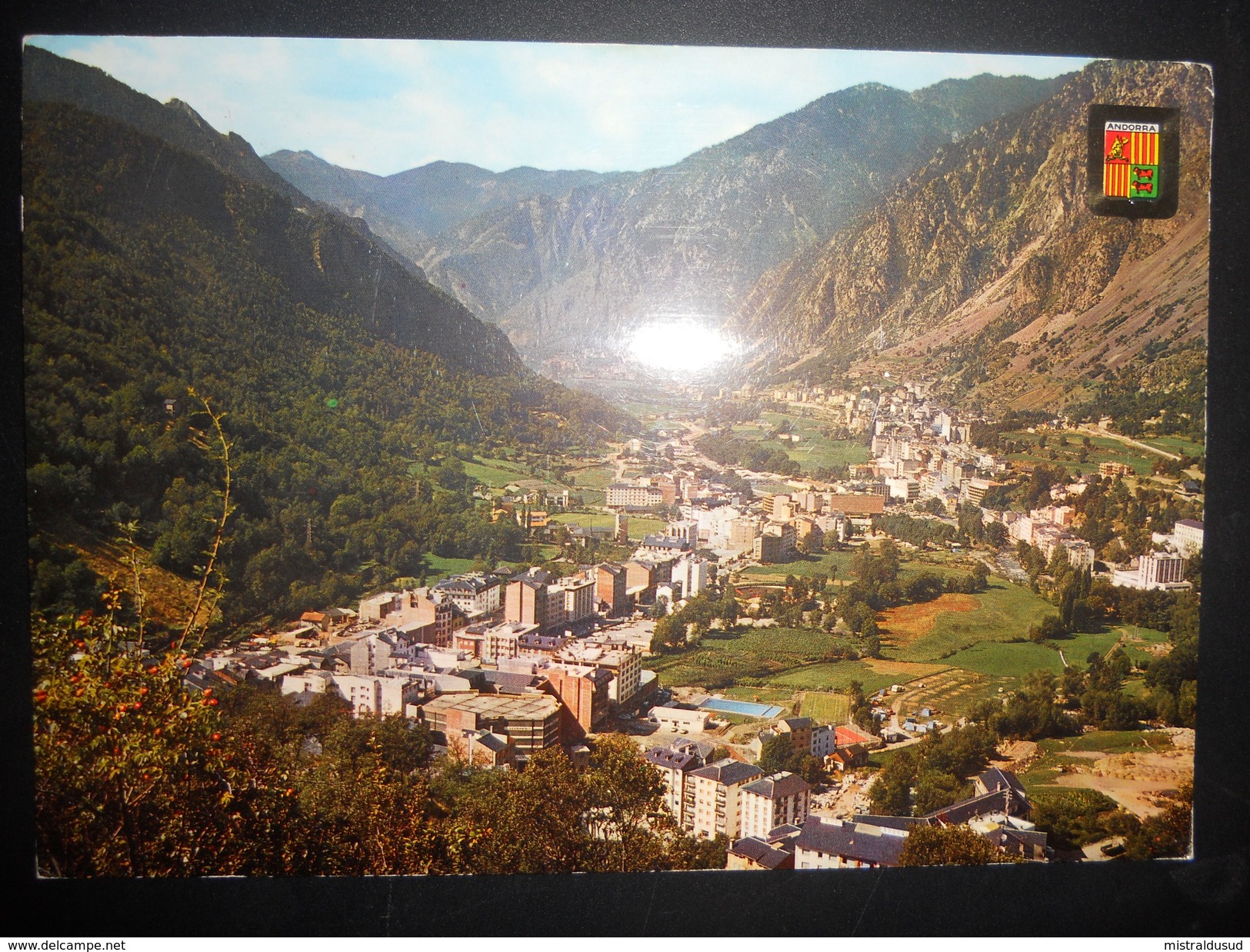 Andorre Français Carte D Andorre La Vielle 1970 Pour Ollioules - Covers & Documents