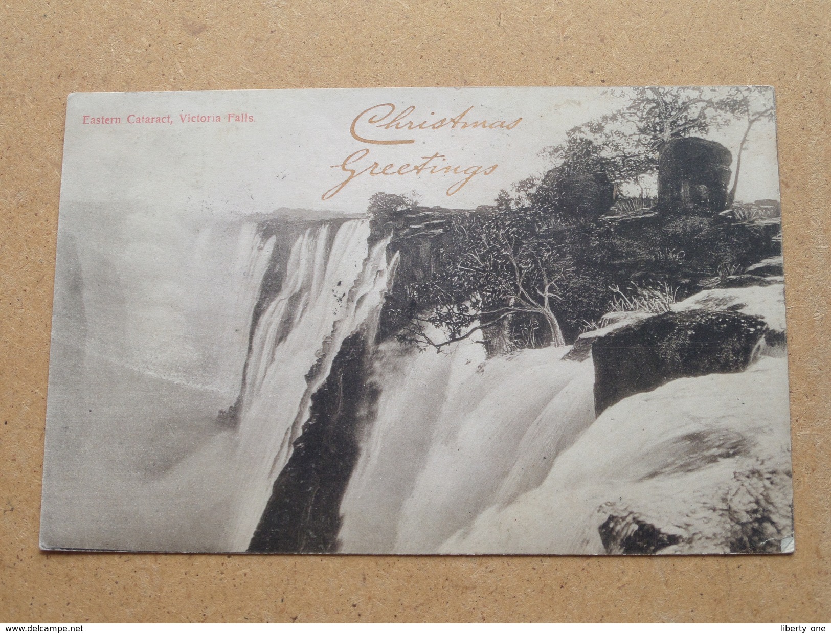 Eastern Cataract, Victoria Falls ( G. B. ) Anno 1908 ( Details Zie Foto´s ) !! - Zimbabwe