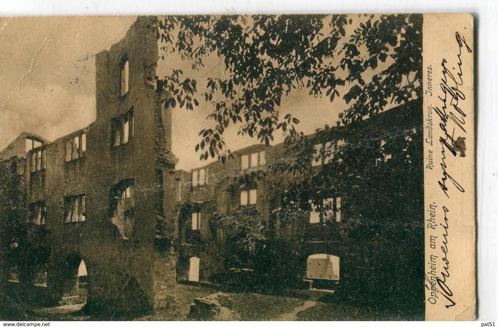 ALLEMAGNE / DEUTSCHLAND - Oppenheim : Ruine Landskron. Inneres - Nierstein