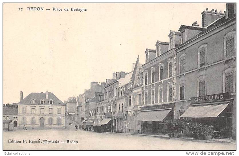 Redon     35        Place De Bretagne     (  17 Voir Scan) - Redon