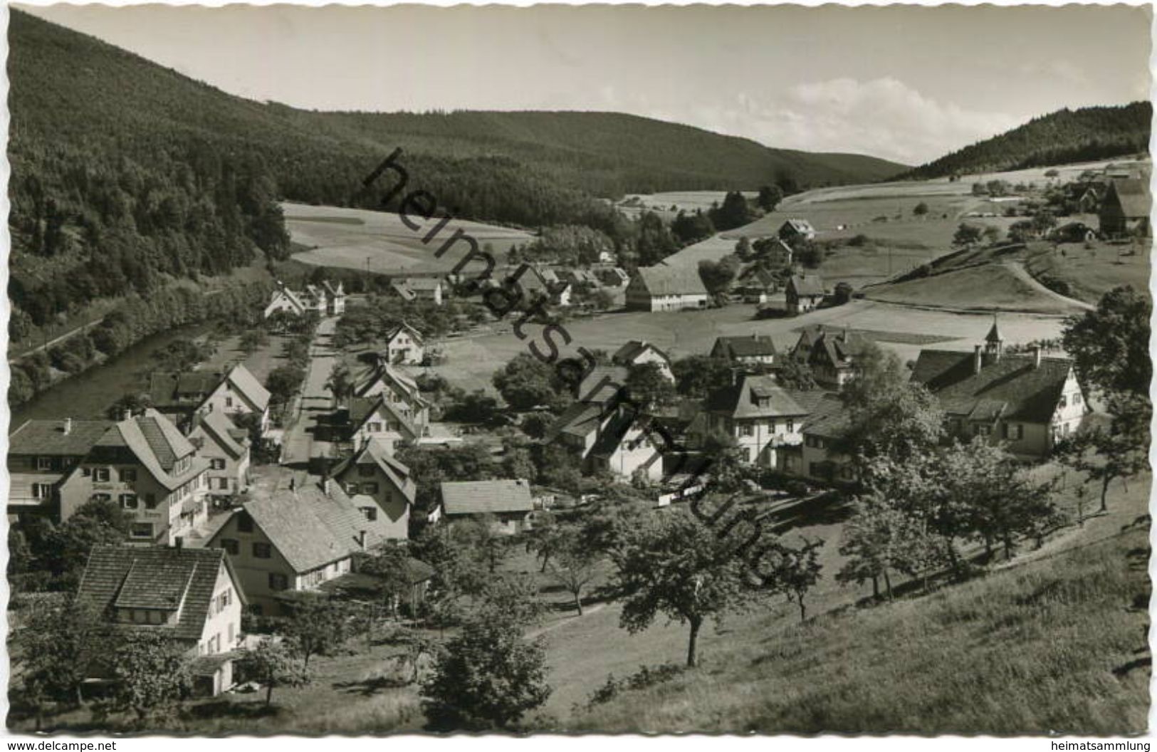 Huzenbach - Foto-AK - Verlag Gebr. Metz Tübingen - Baiersbronn