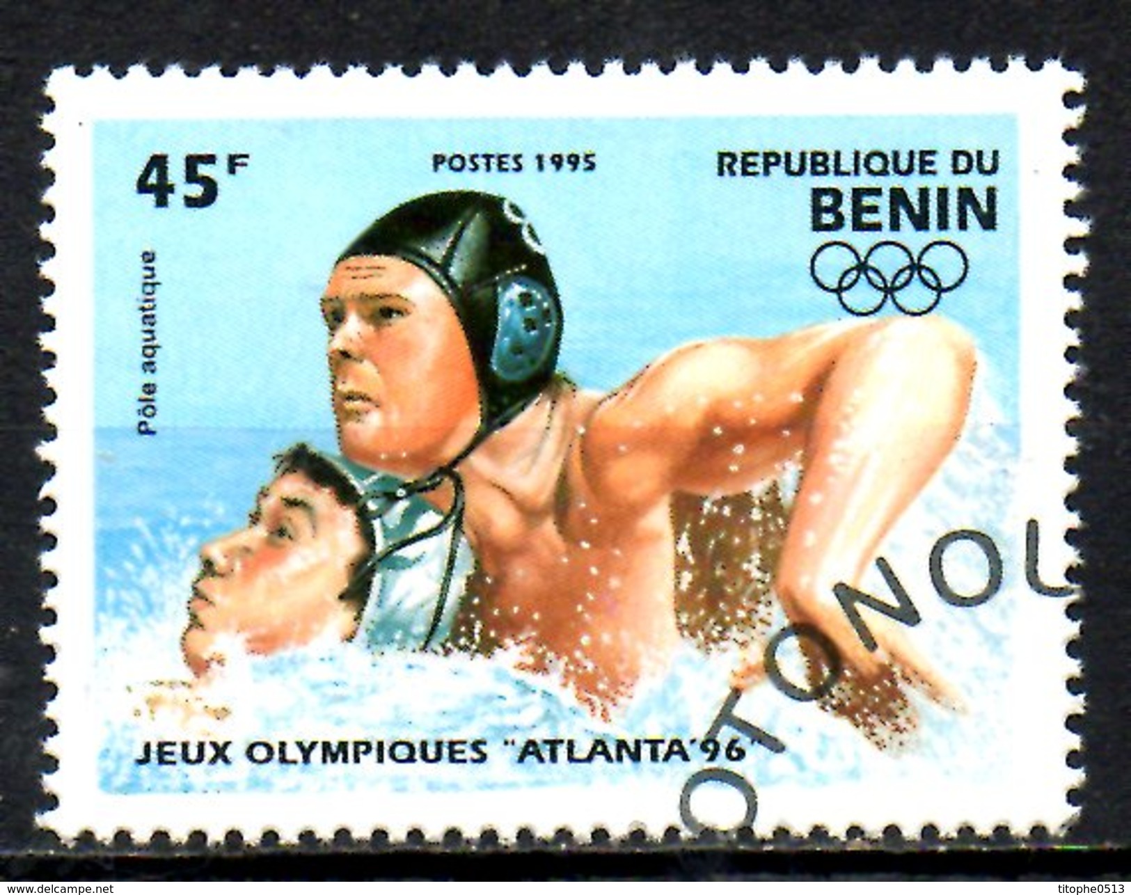 BENIN. N°708A Oblitéré De 1995. Water-polo Aux J.O. D'Atlanta. - Wasserball