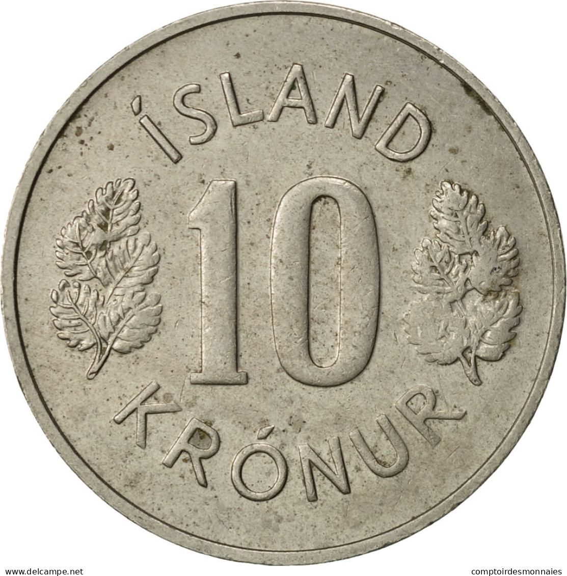 Monnaie, Iceland, 10 Kronur, 1978, TTB, Copper-nickel, KM:15 - Islande