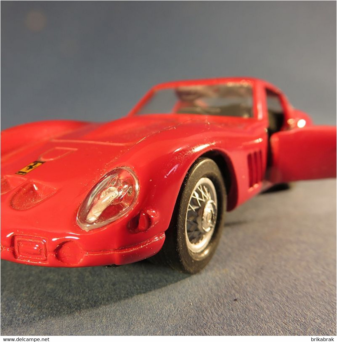 * JOUET PUBLICITAIRE VOITURE FERRARI 250 GTO COLLECTION SHELL + Publicité Essence Automobile Modélisme - Reclame - Alle Merken