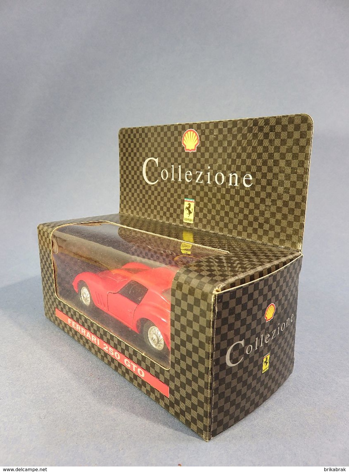 * JOUET PUBLICITAIRE VOITURE FERRARI 250 GTO COLLECTION SHELL + Publicité Essence Automobile Modélisme - Werbemodelle - Alle Marken