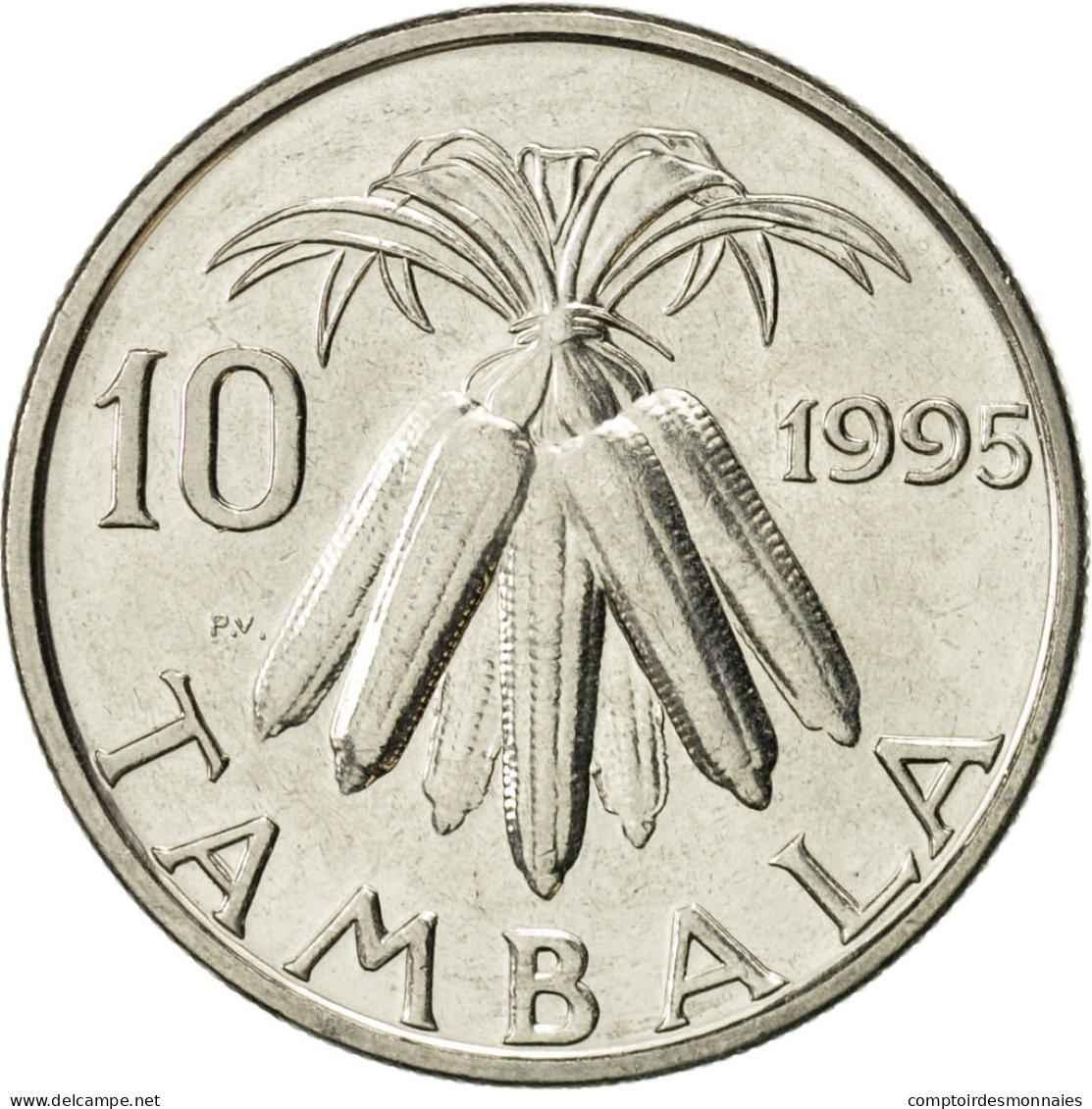 Monnaie, Malawi, 10 Tambala, 1995, SUP, Nickel Plated Steel, KM:27 - Malawi