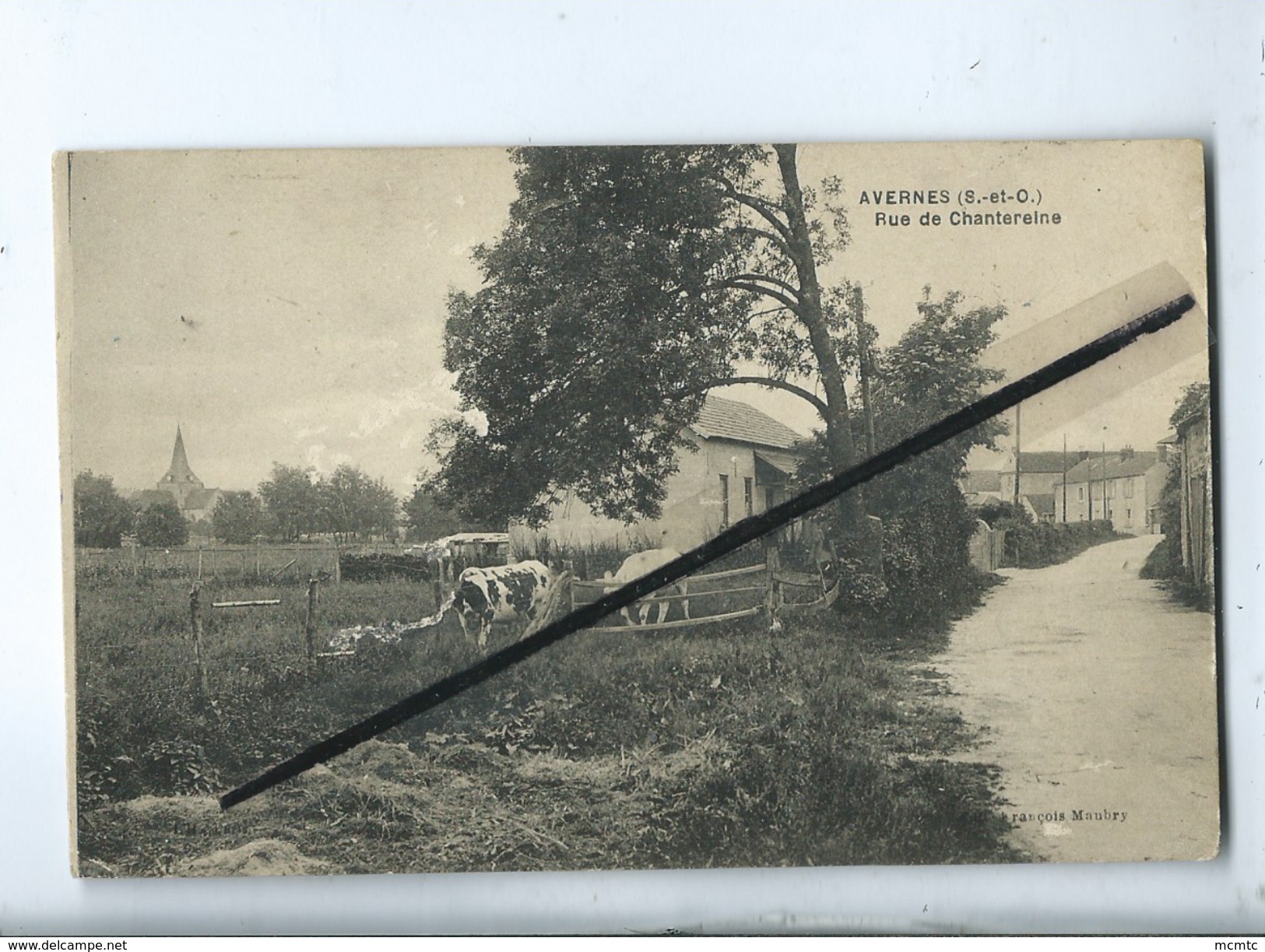 CPA - Aversnes -(S.-et-O.)  - Rue De Chantereine - Avernes