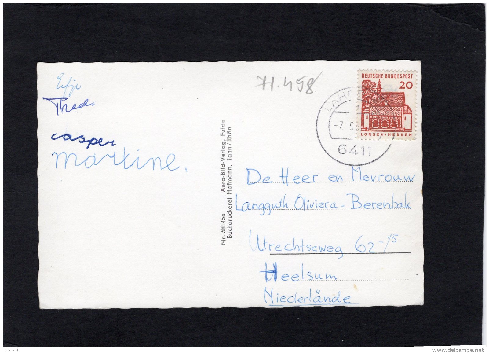 71458   Germania,  Tann/Rhon Mit  Habelberg,  VG - Rhoen