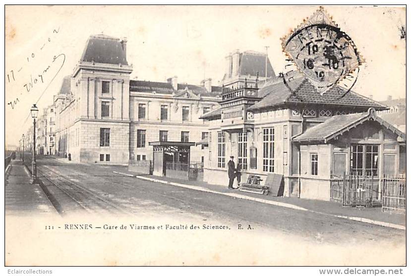 Rennes     35      Gare De Viarmes Et Faculté Des Sciences                (voir Scan) - Rennes