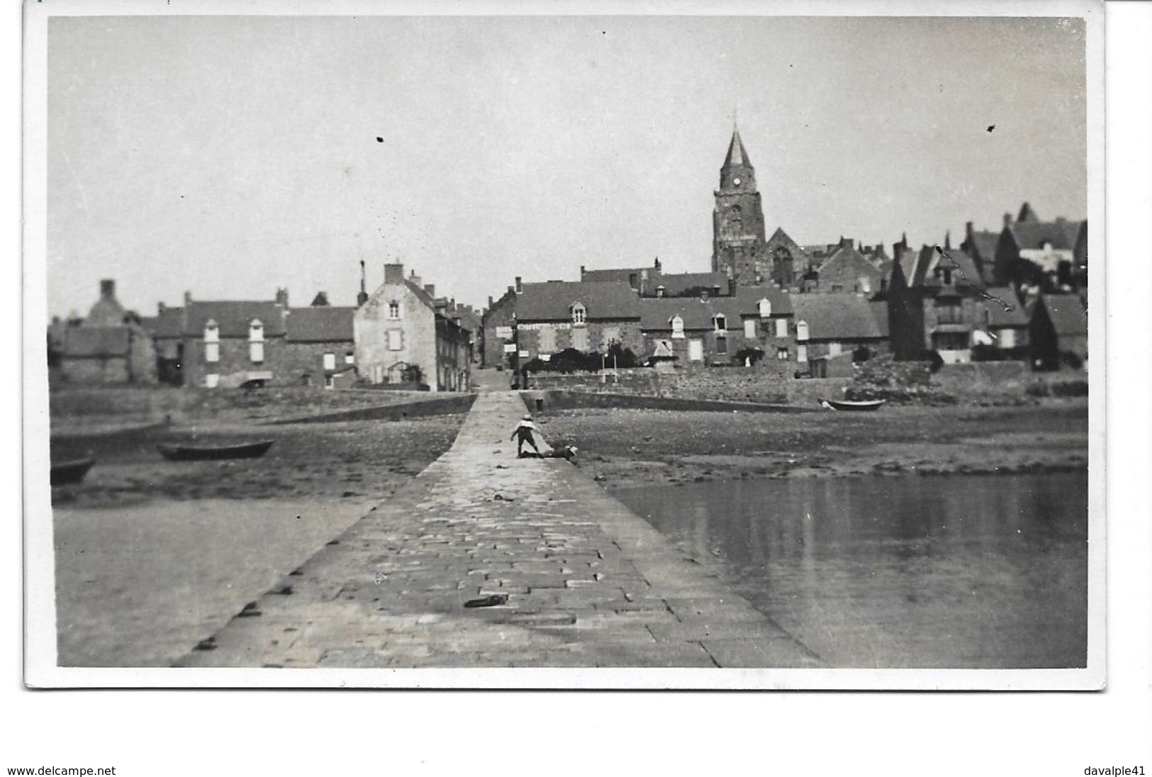 35  RARE CARTE PHOTO SAINT SULIAC   TRES BON ETAT 2 SCANS - Saint-Suliac