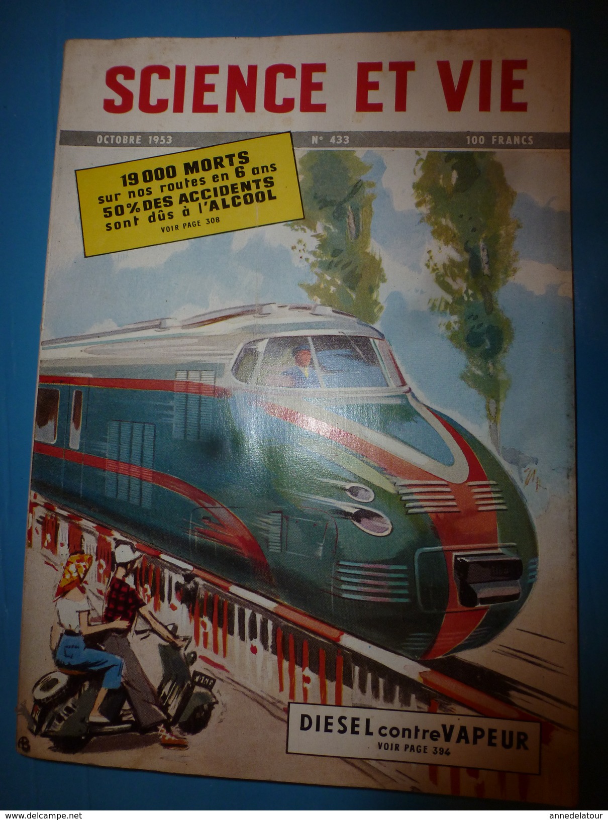 1953 SCIENCE Et VIE  N° 433 ---> Mystère De L'ile De Paques; Le Tunnel Brooklyn-Manhattan; Etc - Wissenschaft