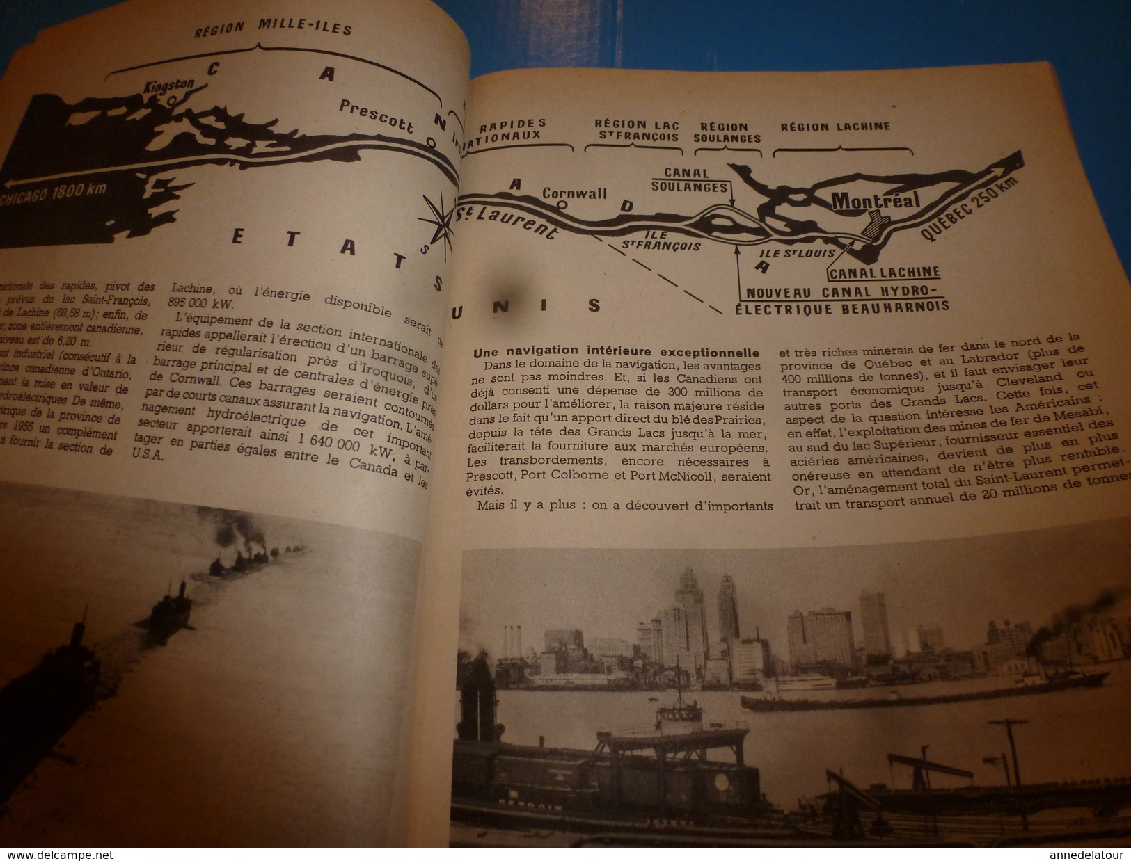 1953 SCIENCE Et VIE  N° 427--->Le Canal De Saint-Laurent; Les Curieuses Moeurs Du COUCOU Parasite Mais Utile; Etc - Science