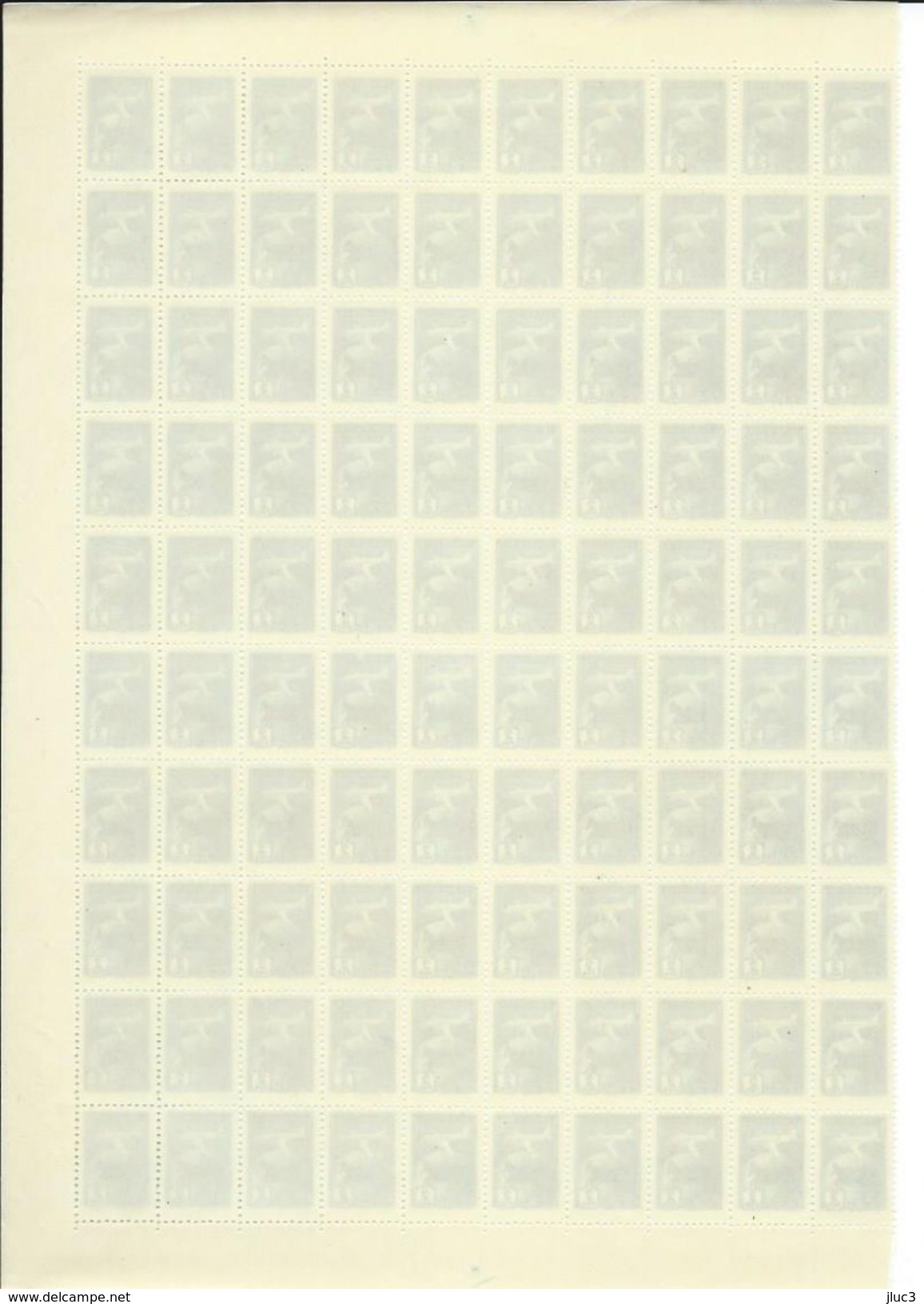 FCPA101-100T - A VOIR - URSS 1955 - La Demie Feuille  Neuve** De 100 Timbres  N° 127 PA (YT) Neufs** - Très Bonne Valeur - Full Sheets