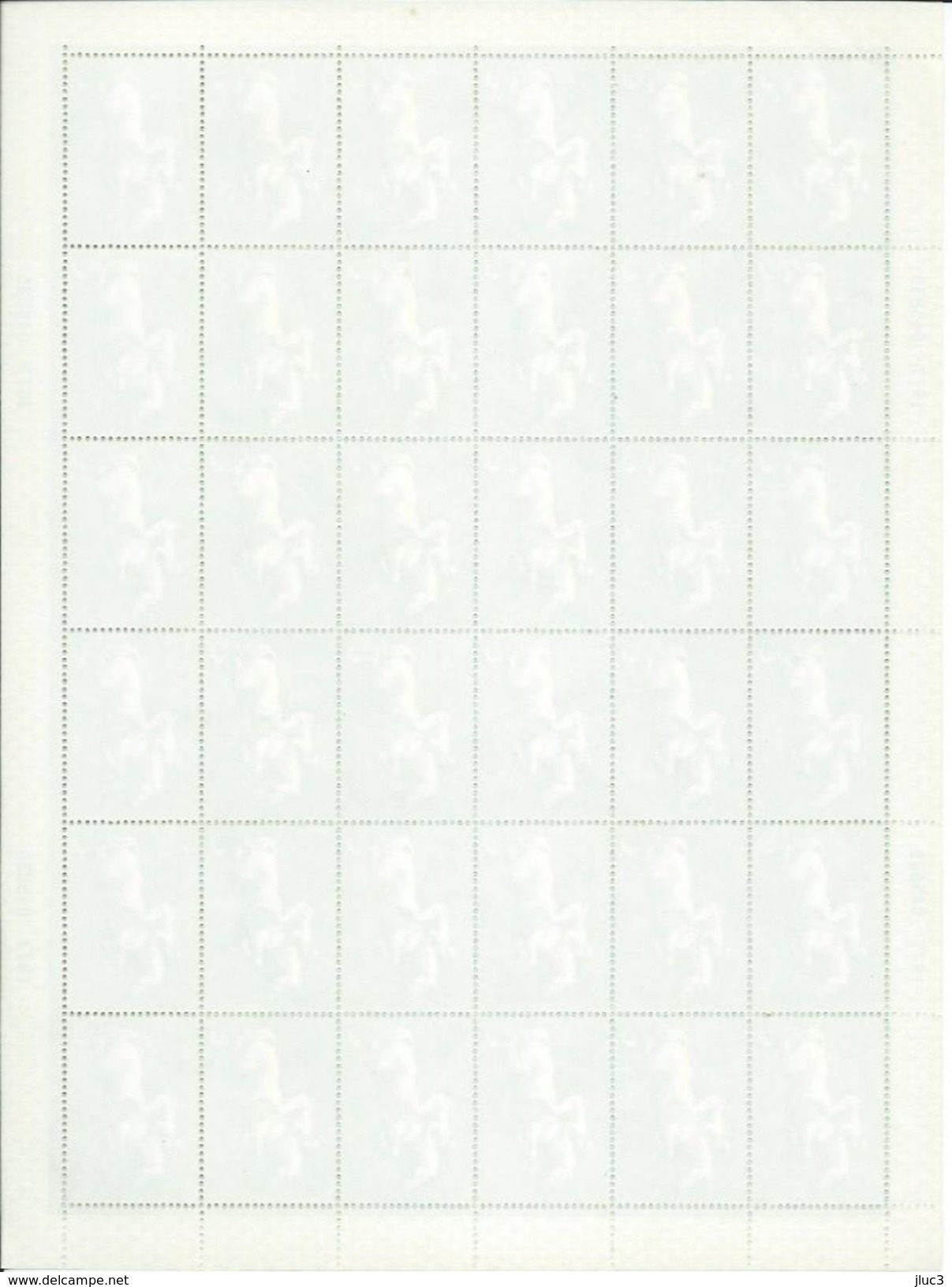 FC4398 - RARE - URSS 1977 - La  Belle  FEUILLE  Entière  Neuve**  De  36  TIMBRES  N° 4398 (YT) -- SPORT JO 80 : Jumping - Full Sheets