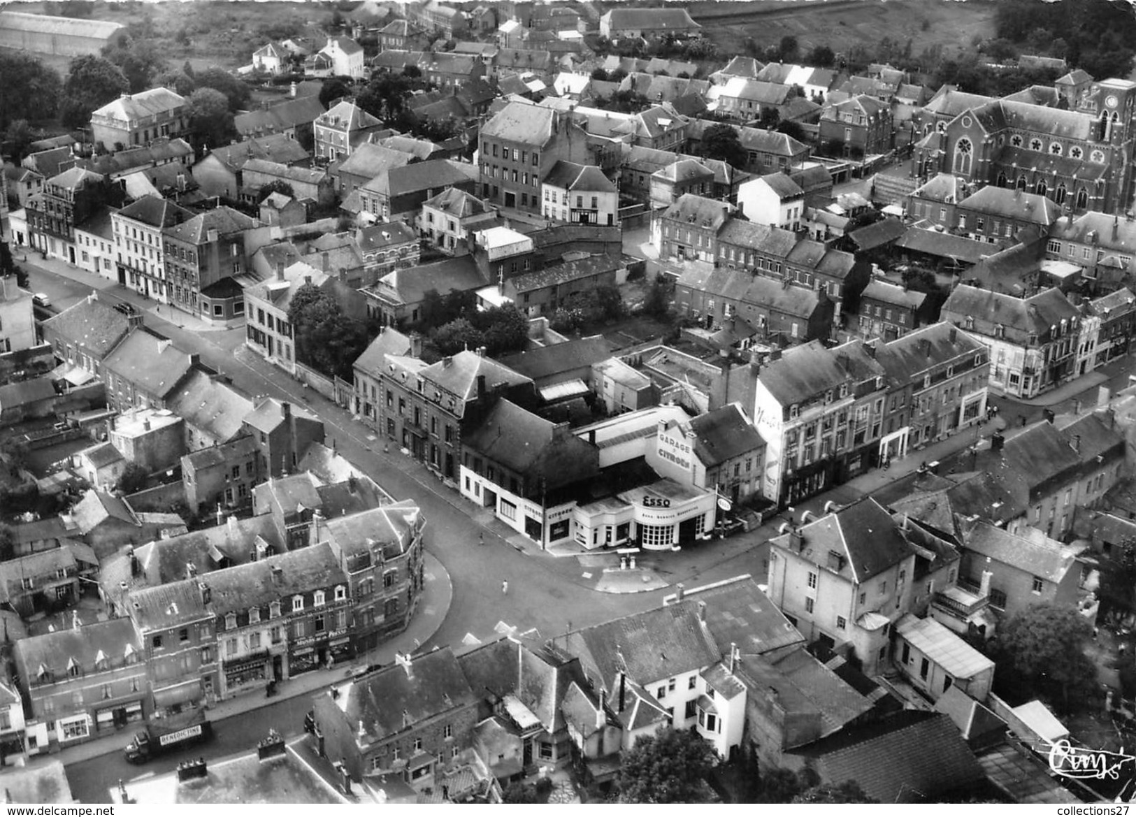 59-FOURMIES- LE CENTRE , VUE AERIENNE - Fourmies