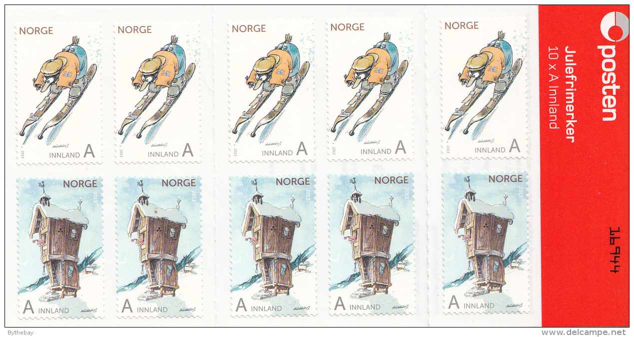 Norway 2013 Booklet 5 Of Each Of 2 A Innland Solan Gundersen, The Grumpy Neighbour - Christmas - Nuevos